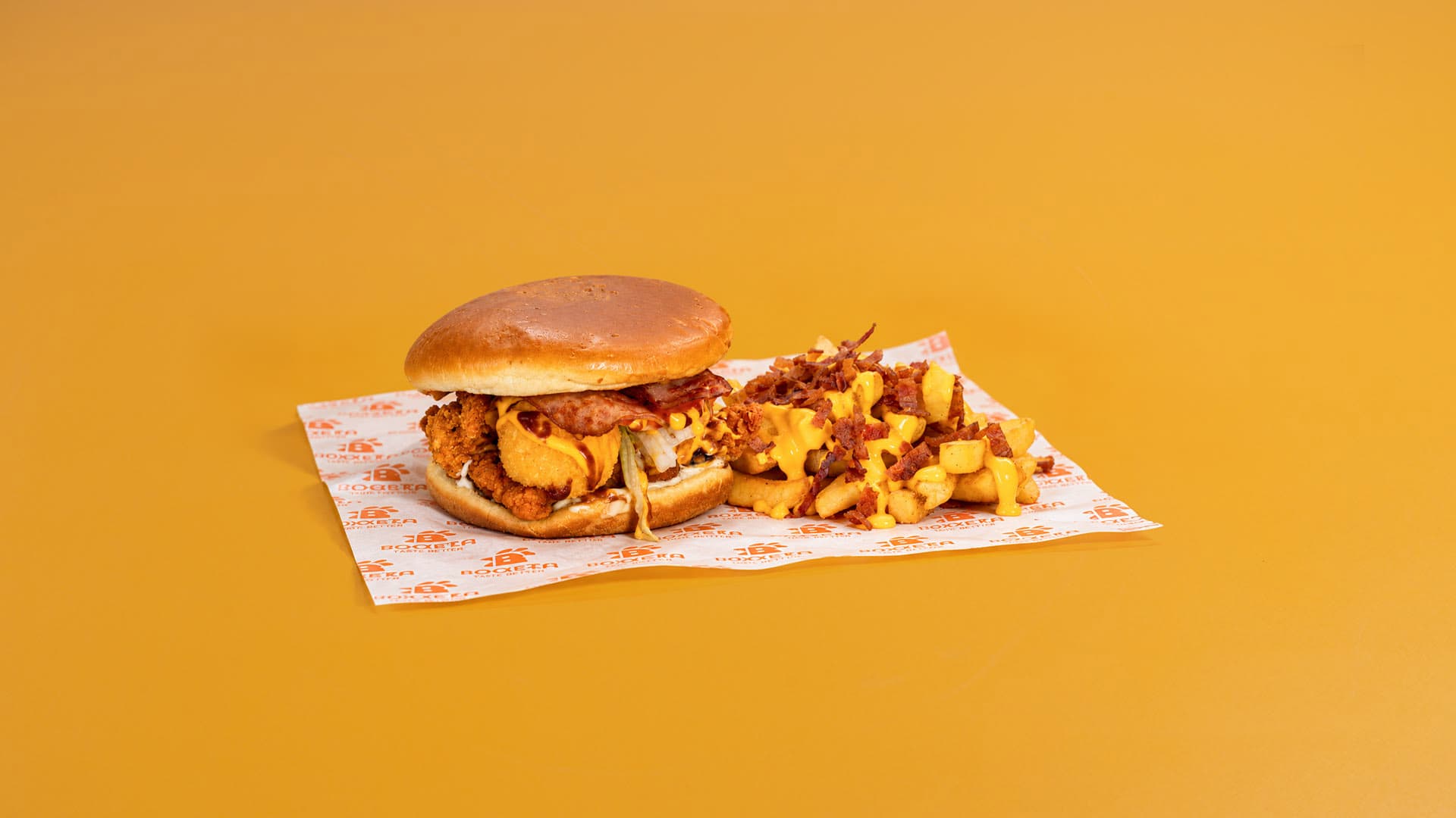 Bomb cheese tera burger — ROOSTA Fried Chicken Zakynthos
