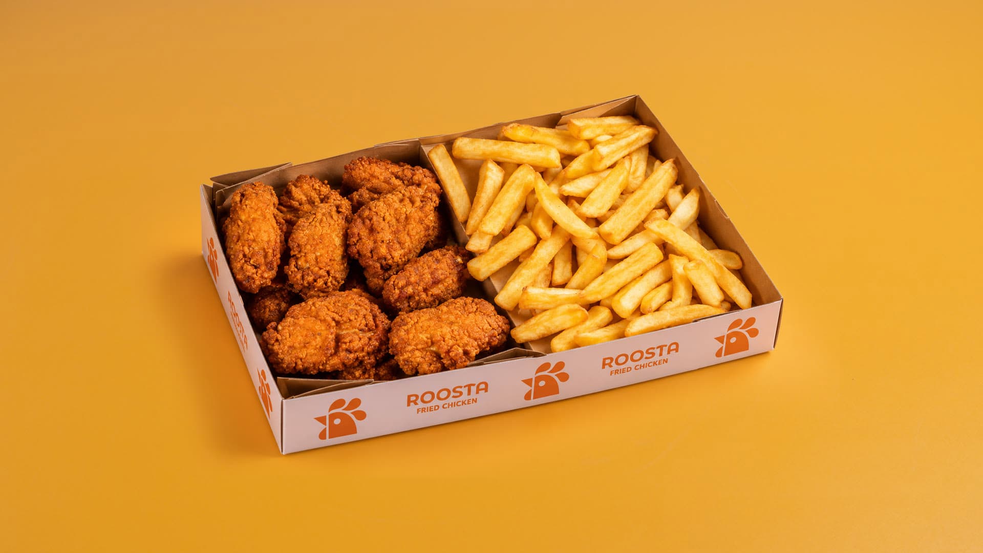 Hot wings lunch box — ROOSTA Fried Chicken Zakynthos
