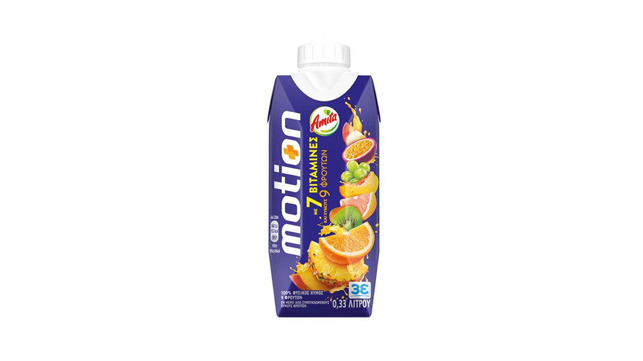 Amita Motion 9 fruits 330ml — ROOSTA Fried Chicken Zakynthos