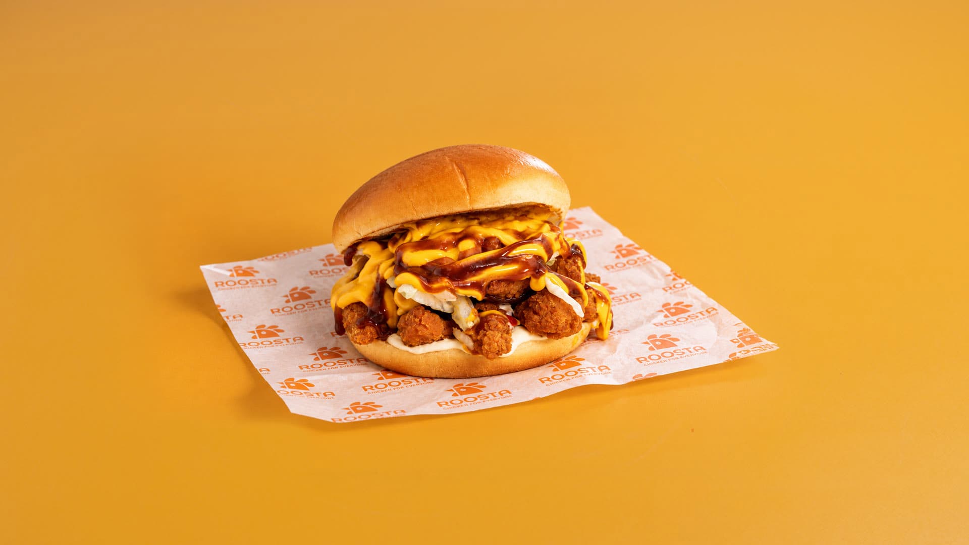 Buffalo crunchy burger — ROOSTA Fried Chicken Zakynthos