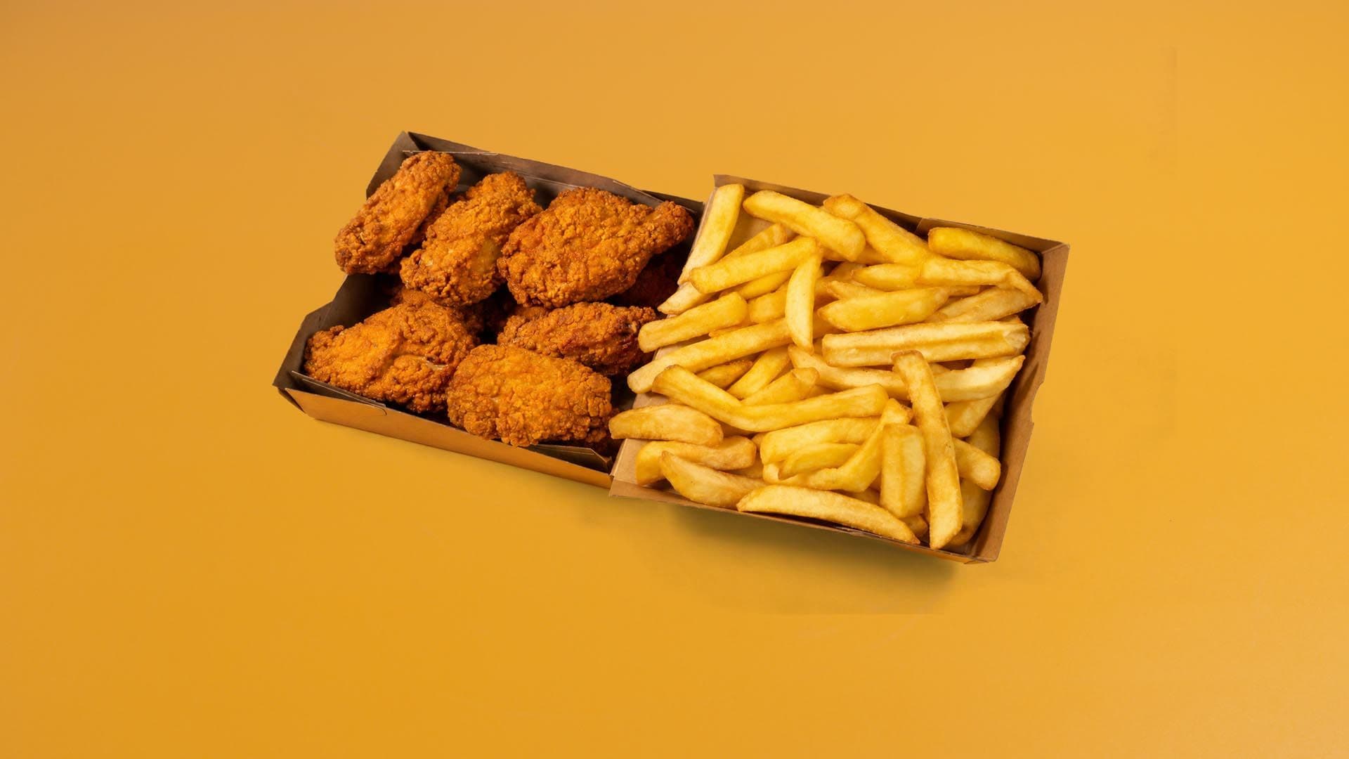 Crispy fillets lunch box — ROOSTA Fried Chicken Zakynthos